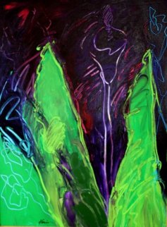 Calla Lily Field 2012 40x30 Original Painting - Peter Karis Calla Lily Field 2012 40x30 Original Painting - Peter Karis