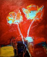 Deco Roses 2012 24x20 Original Painting by Peter Karis - 1 Deco Roses 2012 24x20 Original Painting by Peter Karis - 1