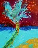 Suspension Bridge Palm Original Painting by Peter Karis - 0 Suspension Bridge Palm Original Painting by Peter Karis - 0