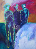 Anasazi #1 48x36 Huge Original Painting by Peter Karis - 1