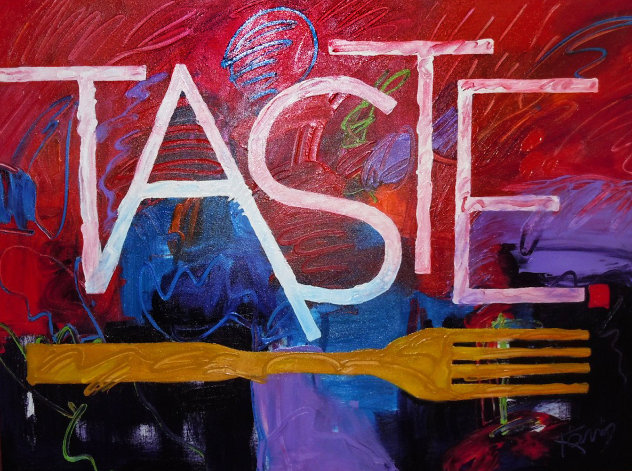 Taste 2014 57x45 Huge Original Painting by Peter Karis