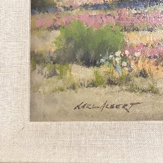 Desert in Bloom 15x27 Original Painting - Karl Albert Desert in Bloom 15x27 Original Painting - Karl Albert