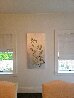 Silver Olive Light 48x24 - Huge - Signed Twice Original Painting by Kate Salenfriend - 2