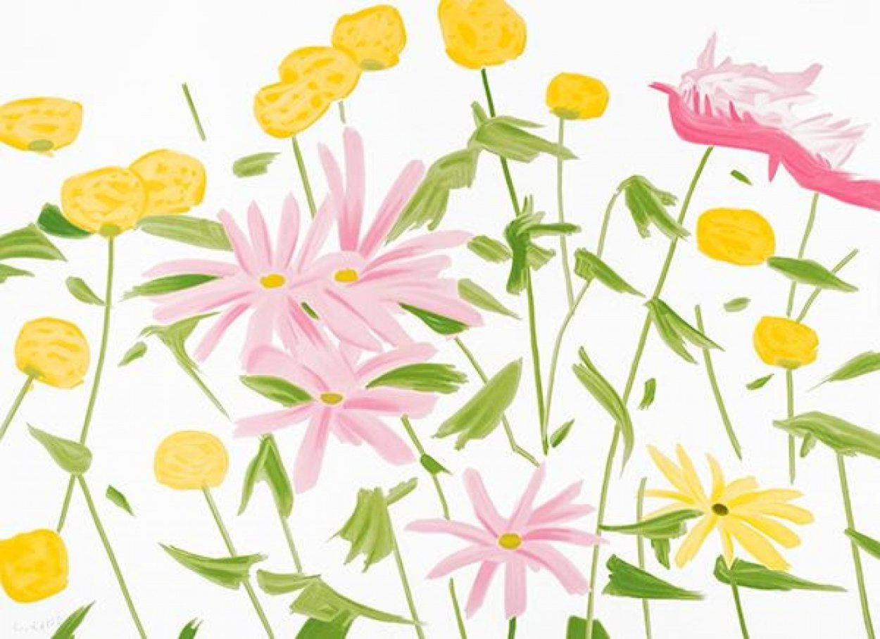 Flowers 2017 Limited Edition Print by Alex Katz Flowers 2017 Limited Edition Print by Alex Katz