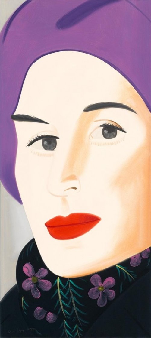 Purple Hat (Ada) 2017 Limited Edition Print by Alex Katz Purple Hat (Ada) 2017 Limited Edition Print by Alex Katz