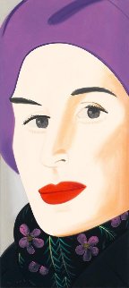 Purple Hat (Ada) 2017 Limited Edition Print - Alex Katz Purple Hat (Ada) 2017 Limited Edition Print - Alex Katz