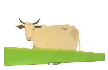 Cow Sculpture 41x58 Huge Sculpture - Alex Katz Cow Sculpture 41x58 Huge Sculpture - Alex Katz