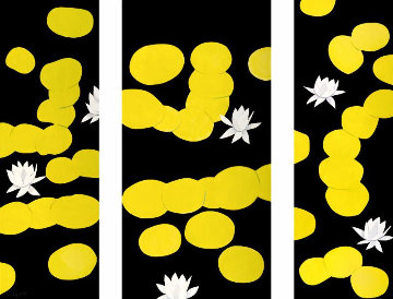 Homage to Monet Triptych 2019 New Release Limited Edition Print - Alex Katz Homage to Monet Triptych 2019 New Release Limited Edition Print - Alex Katz