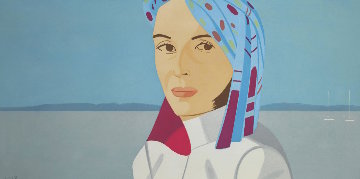 Ada in Blue Hat 2004 Limited Edition Print - Alex Katz Ada in Blue Hat 2004 Limited Edition Print - Alex Katz