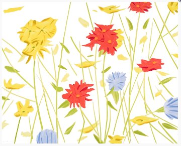 Wildflowers 2017 Limited Edition Print - Alex Katz Wildflowers 2017 Limited Edition Print - Alex Katz