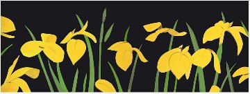 Yellow Flags 2 2013 Limited Edition Print - Alex Katz Yellow Flags 2 2013 Limited Edition Print - Alex Katz