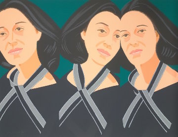 Alex And Ada Suite: Gray Ribbon 1990 Limited Edition Print - Alex Katz Alex And Ada Suite: Gray Ribbon 1990 Limited Edition Print - Alex Katz