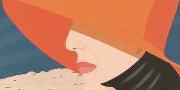 Alex And Ada Suite: Orange Hat 1990 36x125 Super Super Huge Limited Edition Print - Alex Katz Alex And Ada Suite: Orange Hat 1990 36x125 Super Super Huge Limited Edition Print - Alex Katz