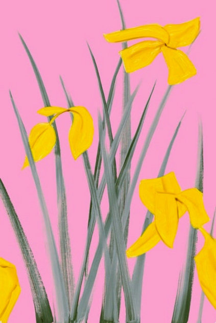 Yellow Flags 3 2020 Limited Edition Print by Alex Katz