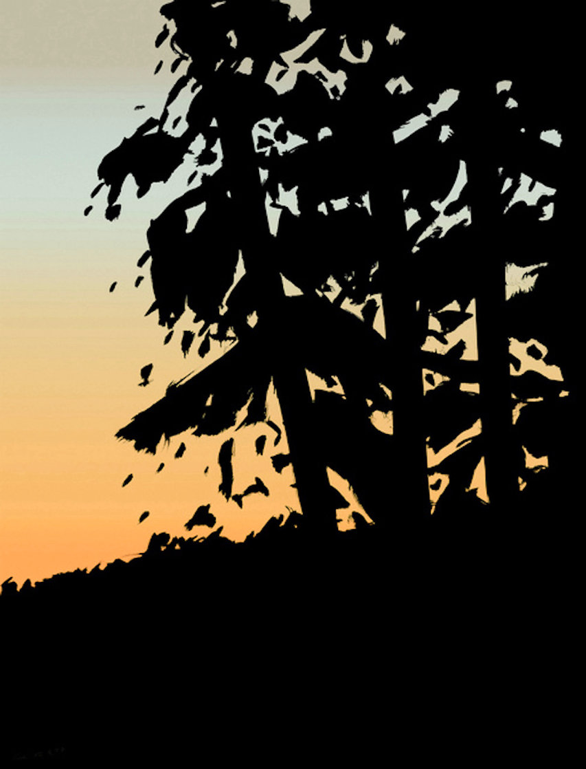 Sunrise Sunset Portfolio: Sunset 1 2020 Huge Limited Edition Print by Alex Katz Sunrise Sunset Portfolio: Sunset 1 2020 Huge Limited Edition Print by Alex Katz