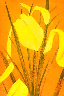 Yellow Flags 4 2020 Limited Edition Print - Alex Katz Yellow Flags 4 2020 Limited Edition Print - Alex Katz