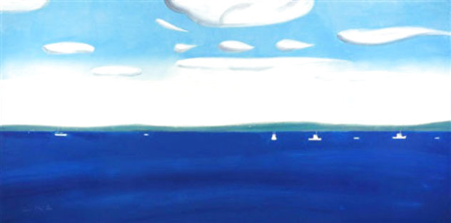 4:30 Pm 2017 29x49 Huge Limited Edition Print by Alex Katz 4:30 Pm 2017 29x49 Huge Limited Edition Print by Alex Katz