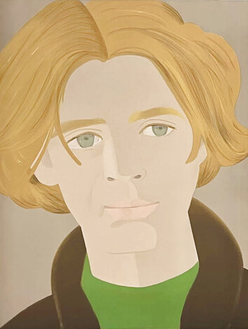 Homage to Frank O'Hara: William Dunas (with Words) 1972 HS - Huge Limited Edition Print - Alex Katz