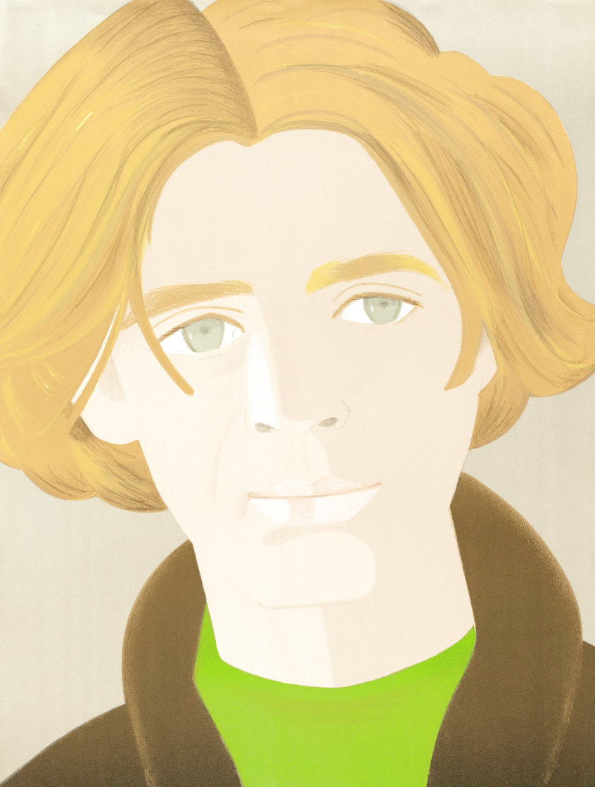 Homage to Frank O'hara: William Dunas (With Words) 1972 - Huge Limited Edition Print by Alex Katz