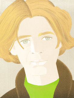 Homage to Frank O'hara: William Dunas (With Words) 1972 - Huge Limited Edition Print - Alex Katz