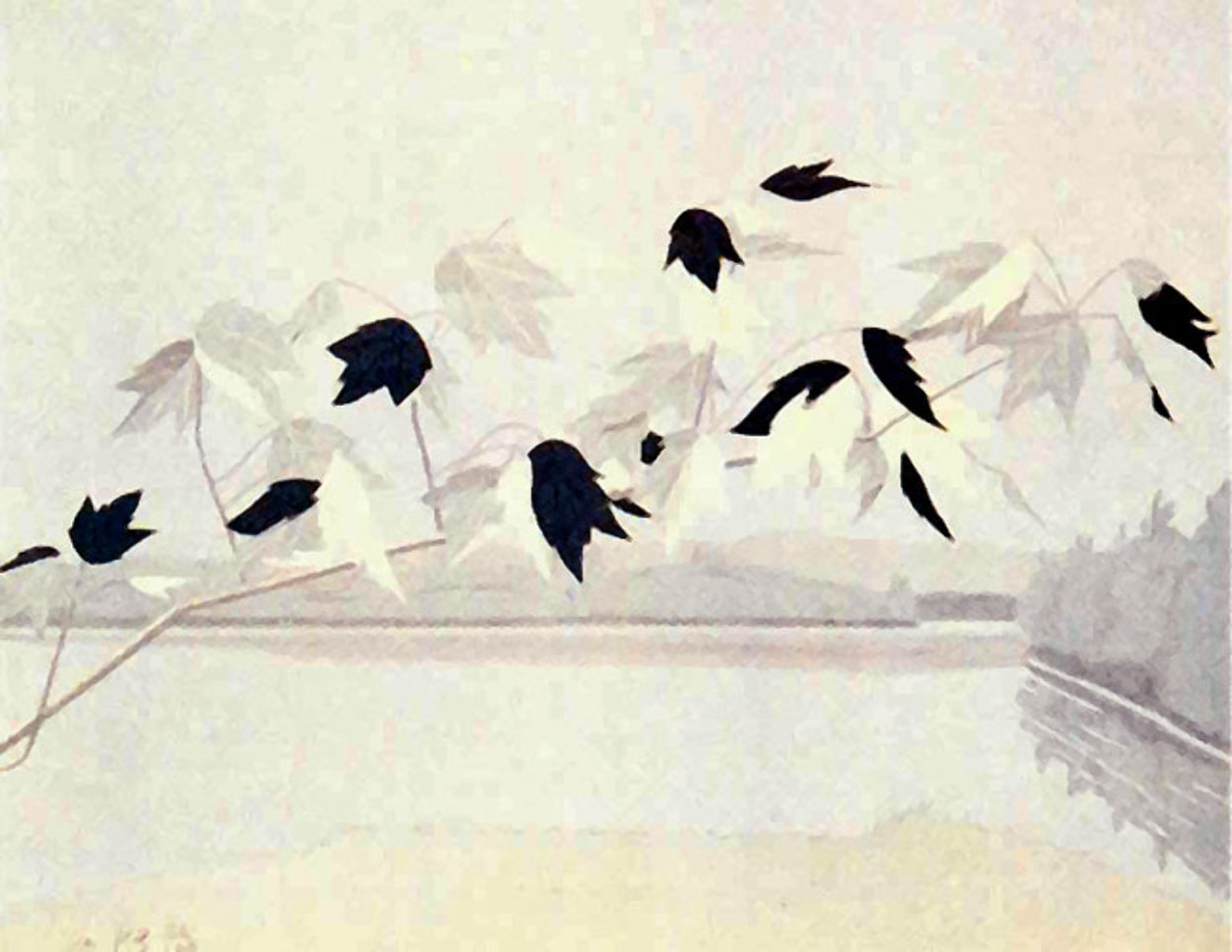 Late July II 1971 Limited Edition Print by Alex Katz Late July II 1971 Limited Edition Print by Alex Katz