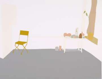 Grey Interior AP 1968 Limited Edition Print - Alex Katz Grey Interior AP 1968 Limited Edition Print - Alex Katz