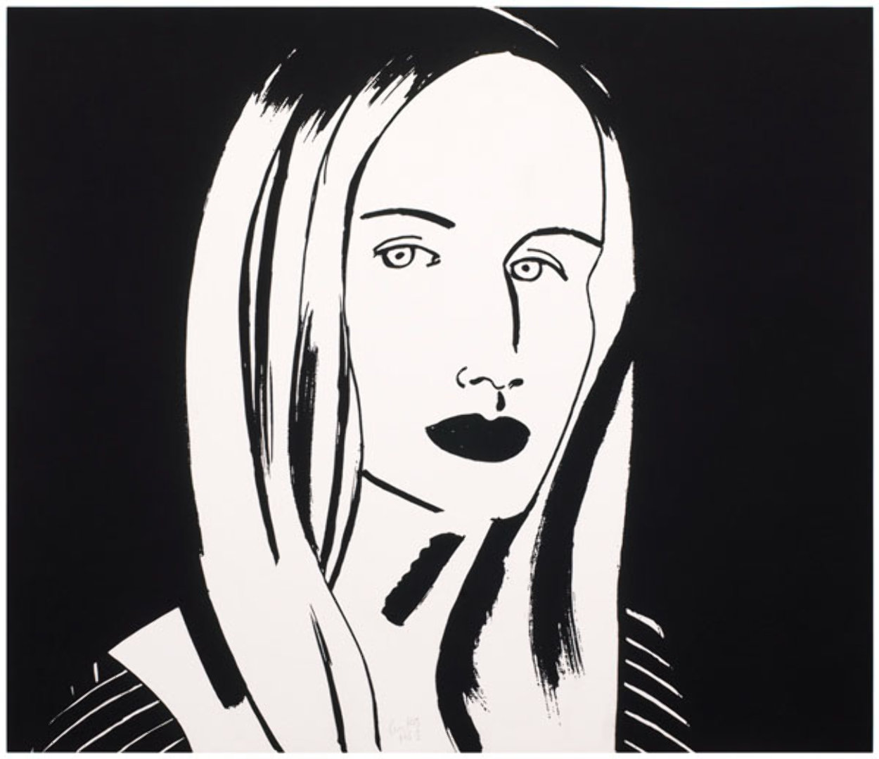 Six Portraits, the complete suite 6 2013 Limited Edition Print by Alex Katz Six Portraits, the complete suite 6 2013 Limited Edition Print by Alex Katz