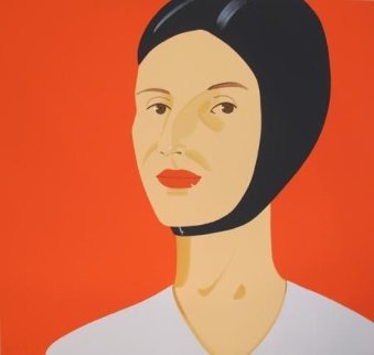 Ada in Bathing Cap 2012 46x48 Limited Edition Print - Alex Katz Ada in Bathing Cap 2012 46x48 Limited Edition Print - Alex Katz