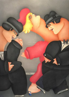 Last Tango Pastel 1986 36x29 Works on Paper (not prints) - Noe Katz Last Tango Pastel 1986 36x29 Works on Paper (not prints) - Noe Katz