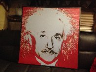 Albert Einstein State 1 Embellished 1996 Limited Edition Print by Steve Kaufman - 1 Albert Einstein State 1 Embellished 1996 Limited Edition Print by Steve Kaufman - 1