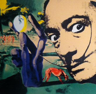 Salvador Dali Limited Edition Print - Steve Kaufman Salvador Dali Limited Edition Print - Steve Kaufman