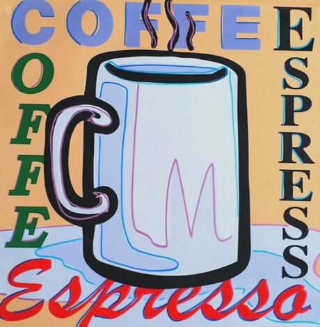 Coffee -  Espresso AP 2005 Limited Edition Print - Steve Kaufman