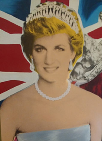 Princess Diana Embellished AP 2000 Limited Edition Print - Steve Kaufman
