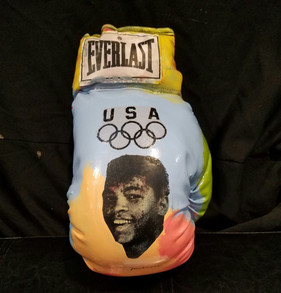 Muhammad Ali - Hand Signed  Boxing Glove Unique Other by Steve Kaufman