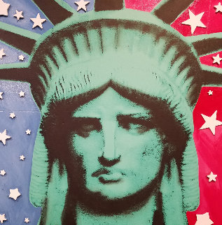 Statute of Liberty Embellished Limited Edition Print - Steve Kaufman Statute of Liberty Embellished Limited Edition Print - Steve Kaufman