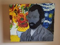 Van Gogh Embellished Limited Edition Print by Steve Kaufman - 1 Van Gogh Embellished Limited Edition Print by Steve Kaufman - 1