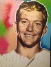 Mick (Mickey Mantle) Unique 40x40 Embellished Limited Edition Print by Steve Kaufman - 4