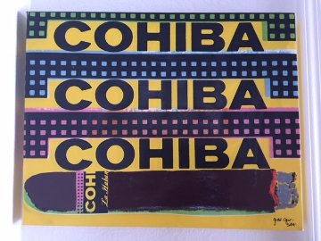 Triple Cohiba 1998 Limited Edition Print - Steve Kaufman