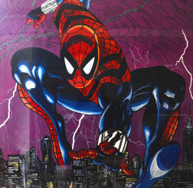Spiderman 1996 72x72 Huge Mural Size Original Painting by Steve Kaufman