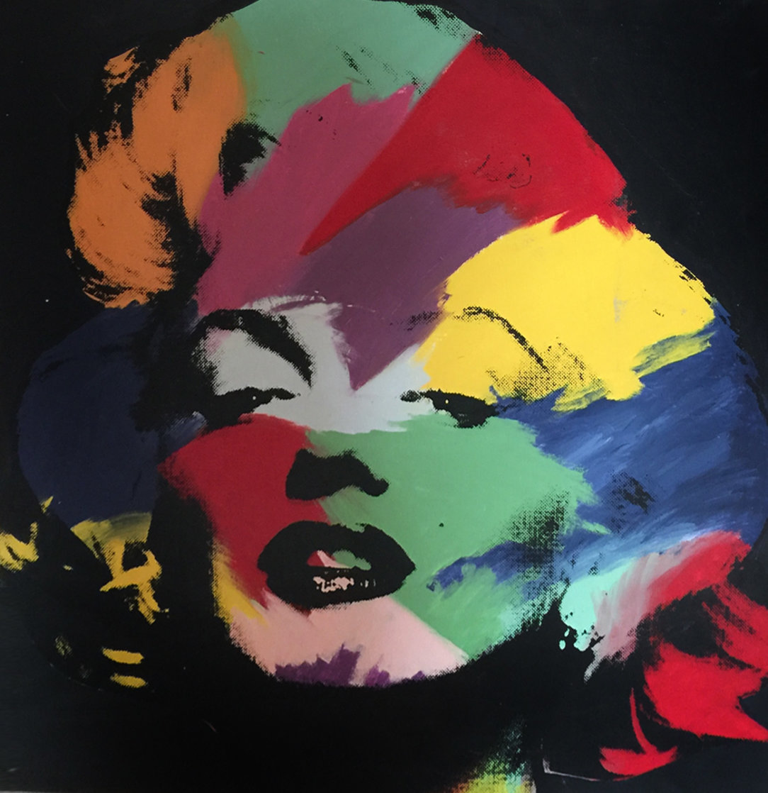 Marilyn (series Iii) 1995 Embellished Limited Edition Print by Steve Kaufman Marilyn (series Iii) 1995 Embellished Limited Edition Print by Steve Kaufman