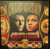 De La Hoya vs. Vargas - Bad Blood 2002 HS Limited Edition Print by Steve Kaufman - 1 De La Hoya vs. Vargas - Bad Blood 2002 HS Limited Edition Print by Steve Kaufman - 1