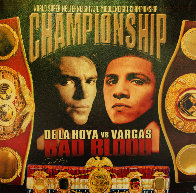 De La Hoya vs. Vargas - Bad Blood 2002 HS Limited Edition Print by Steve Kaufman - 0 De La Hoya vs. Vargas - Bad Blood 2002 HS Limited Edition Print by Steve Kaufman - 0