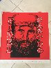 Fidel Castro Embellished Limited Edition Print by Steve Kaufman - 1
