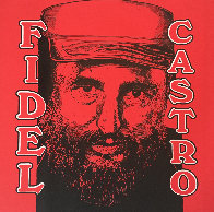 Fidel Castro Embellished Limited Edition Print by Steve Kaufman - 0 Fidel Castro Embellished Limited Edition Print by Steve Kaufman - 0