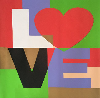 Love  2005 Embellished Limited Edition Print - Steve Kaufman