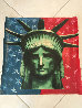 Liberty Head Embellished Limited Edition Print by Steve Kaufman - 1