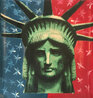 Liberty Head - Embellished Silkscreen on Canvas Limited Edition Print by Steve Kaufman - 0