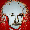 Homage to Genius Series: Einstein 1996 Embellished Limited Edition Print by Steve Kaufman - 0