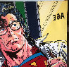 Superman  1995 60x60 Original Painting by Steve Kaufman - 8