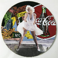 Marilyn Monroe 2005 13x13 Original Painting by Steve Kaufman - 1 Marilyn Monroe 2005 13x13 Original Painting by Steve Kaufman - 1